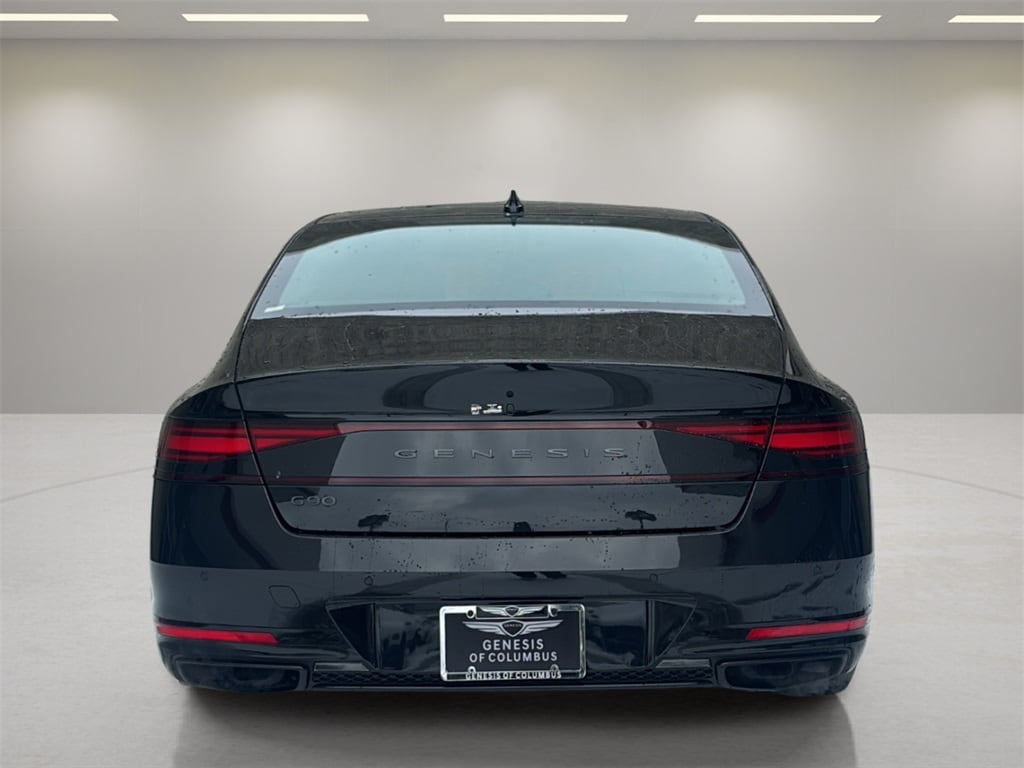 New 2026 Genesis G90 3.5T E-SC Mhev Prestige Black Sedan