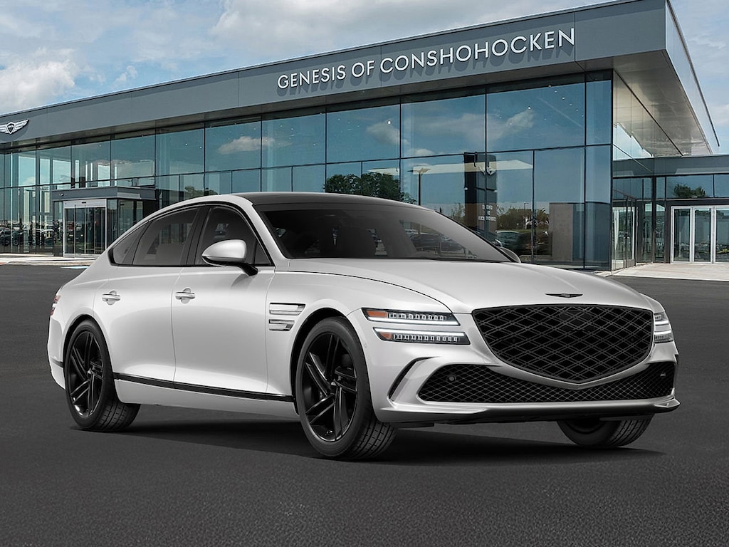 New 2026 Genesis G80 3.5T Prestige Black Sedan
