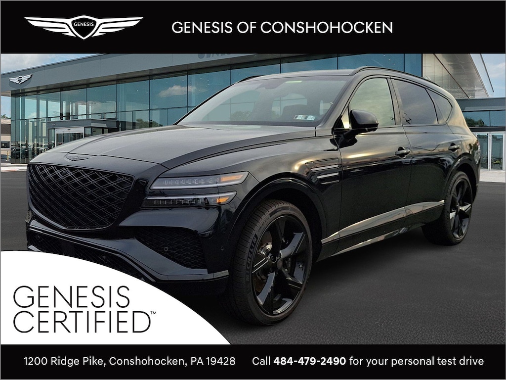 Certified 2026 Genesis GV80 3.5T Prestige Black SUV