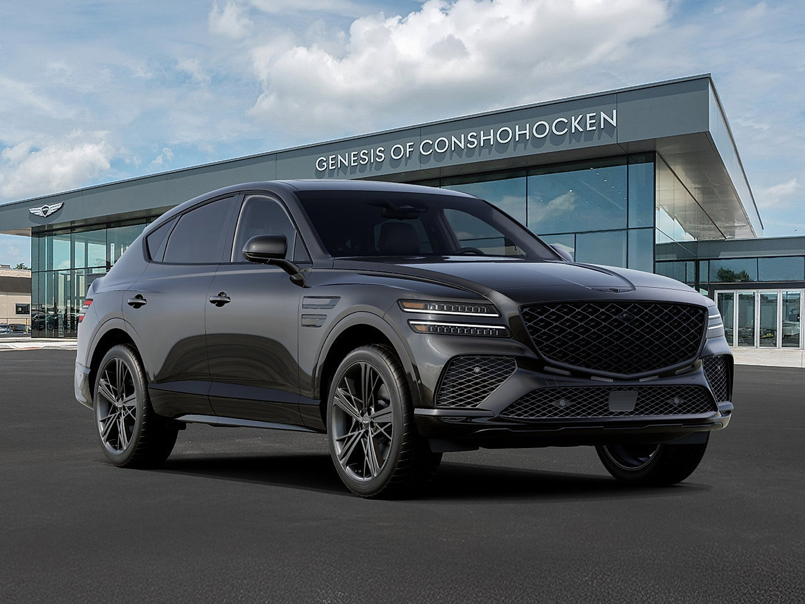 New 2027 Genesis GV80 Coupe 3.5T e-SC Prestige Black SUV
