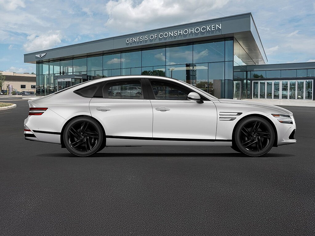 New 2026 Genesis G80 3.5T Prestige Black Sedan