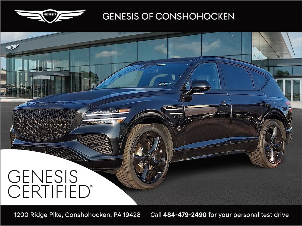 Certified 2026 Genesis GV80 3.5T Prestige Black SUV