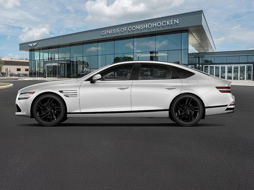 New 2026 Genesis G80 3.5T Prestige Black Sedan