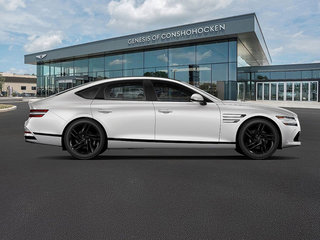 New 2026 Genesis G80 3.5T Prestige Black Sedan