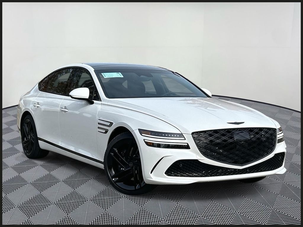 New 2026 Genesis G80 3.5T Prestige Black Sedan