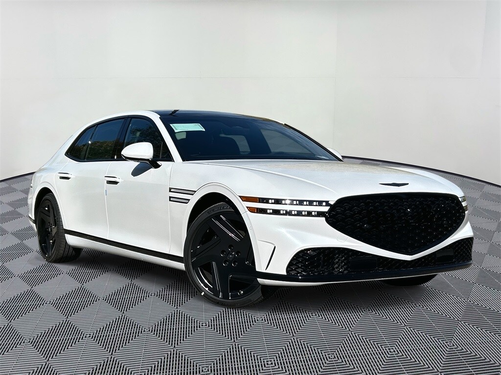 New 2026 Genesis G90 3.5T E-SC Mhev Prestige Black Sedan