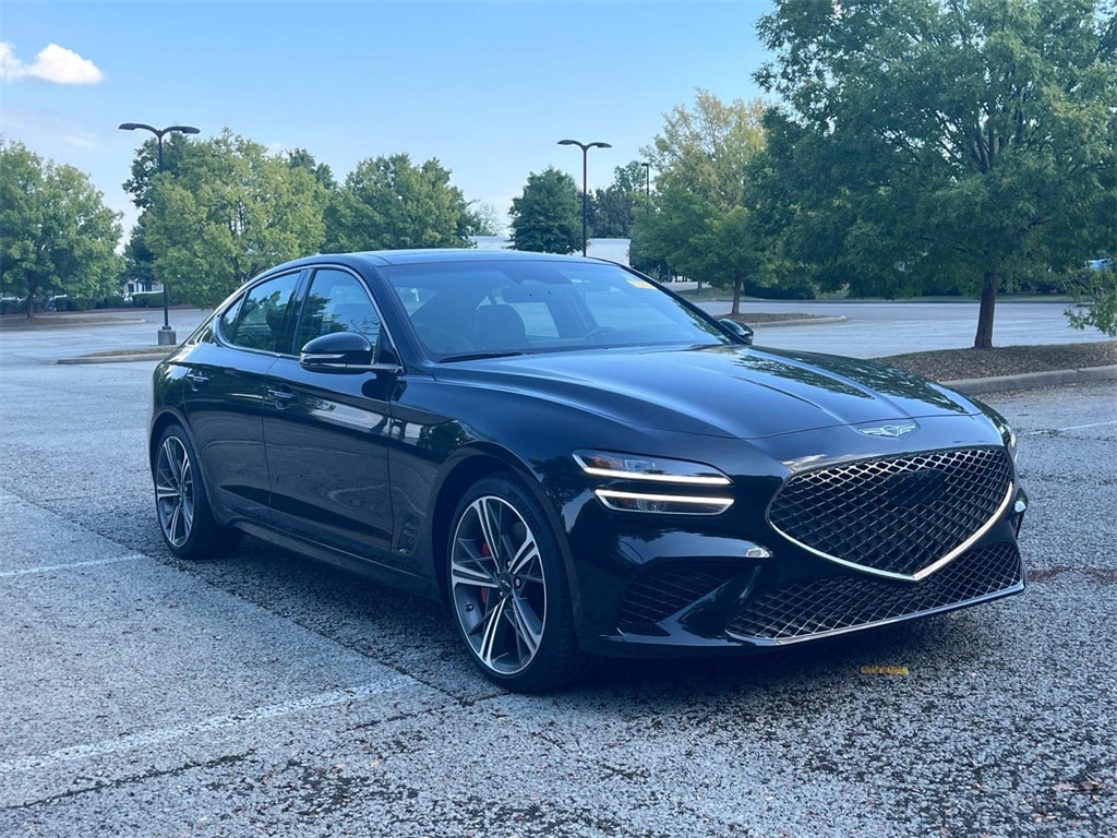 Certified 2024 GENESIS G70 Sport Advanced with VIN KMTG54SEXRU136465 for sale in Franklin, TN