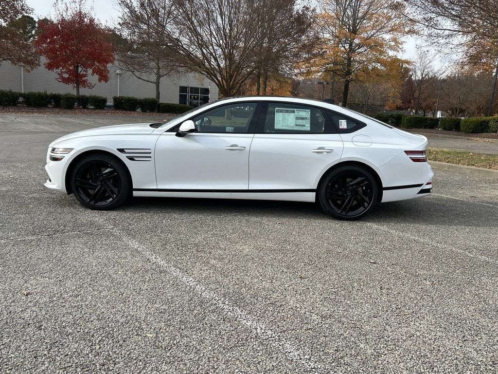 New 2026 Genesis G80 3.5T Prestige Black Sedan