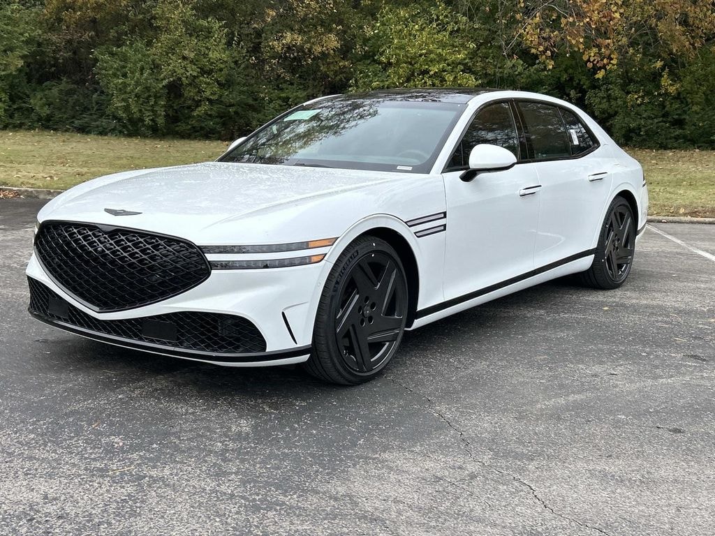 New 2026 Genesis G90 3.5T E-SC Mhev Prestige Black Sedan