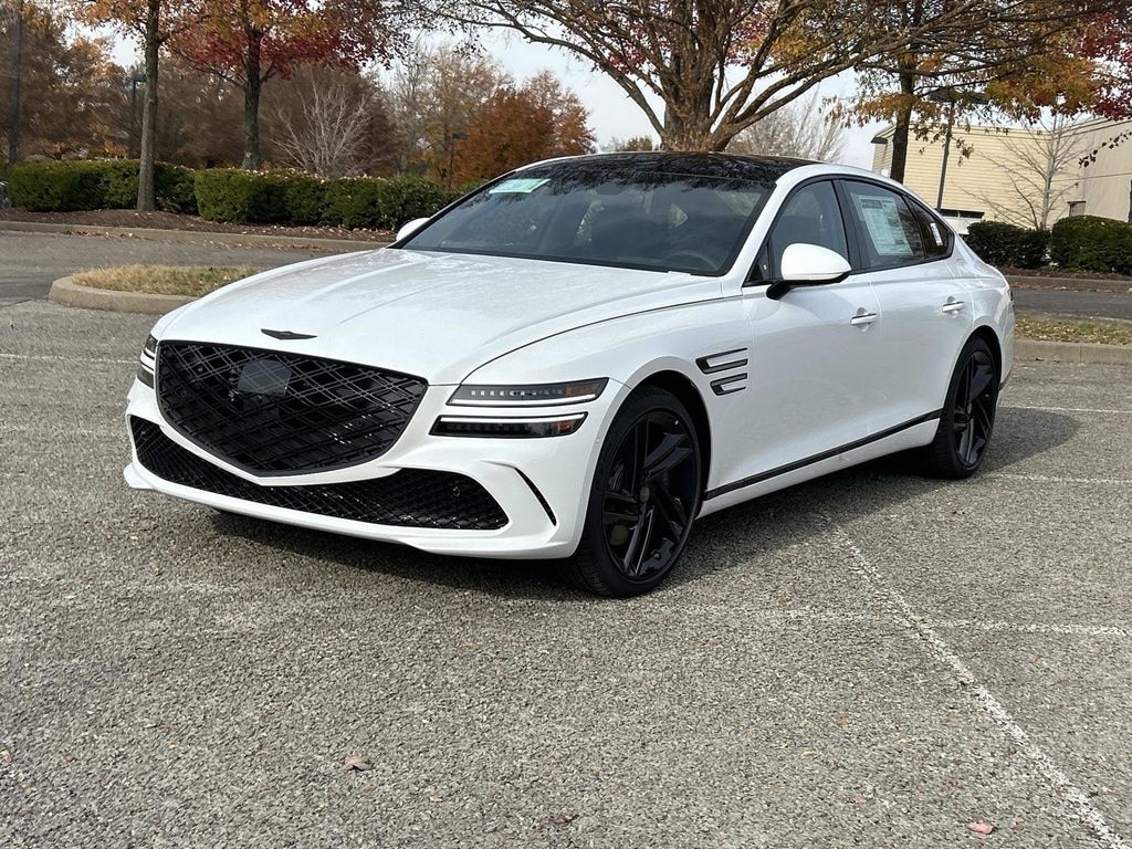 New 2026 Genesis G80 3.5T Prestige Black Sedan