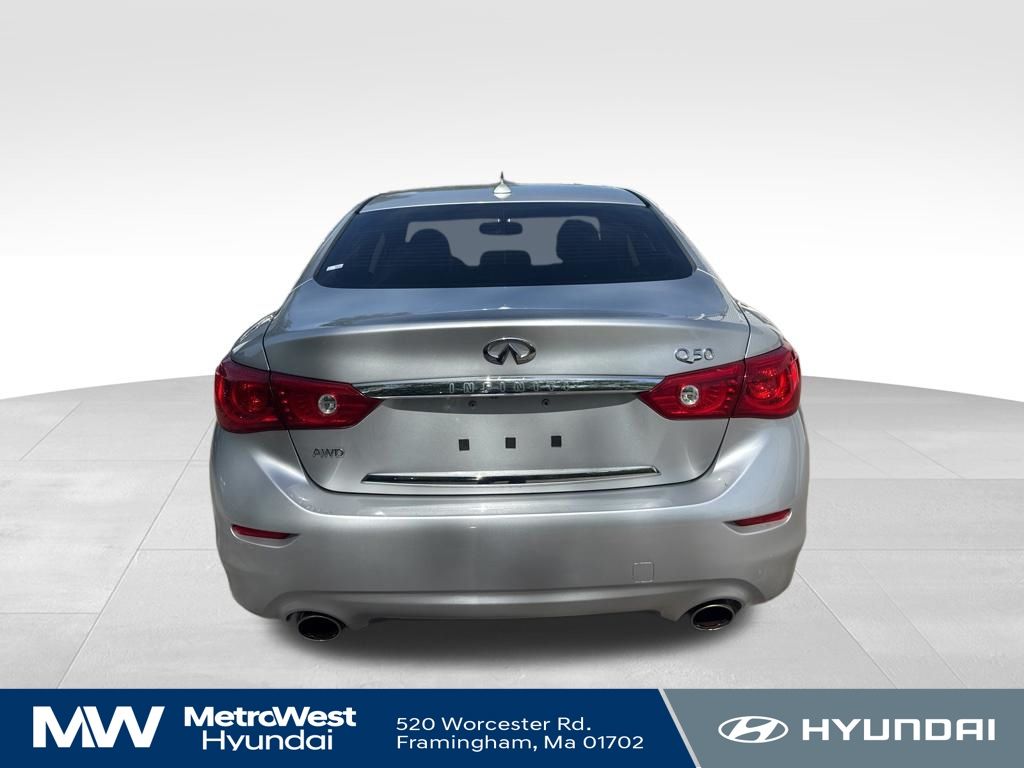 Used 2015 INFINITI Q50 Premium with VIN JN1BV7AR0FM423553 for sale in Framingham, MA