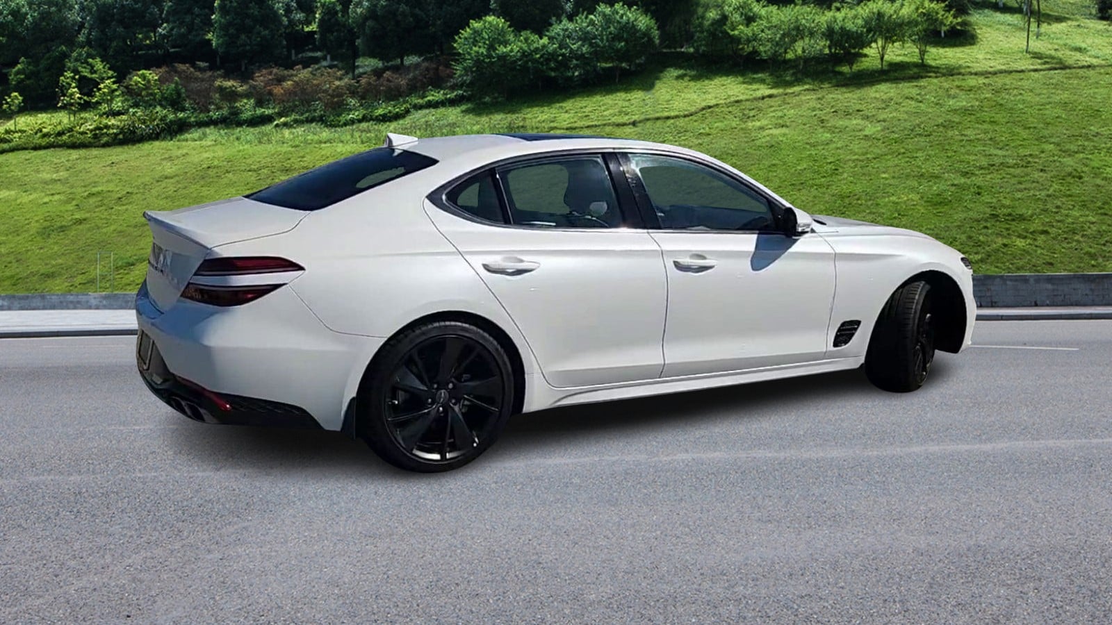 Certified 2023 GENESIS G70 Standard with VIN KMTG34TA3PU134880 for sale in Greensboro, NC