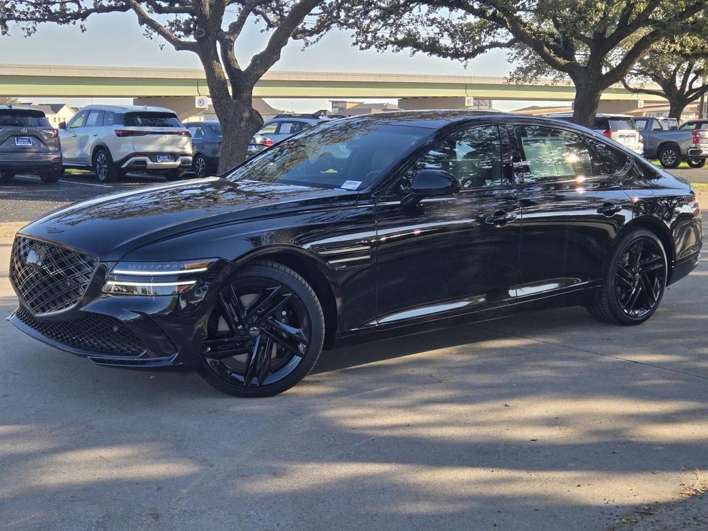 New 2026 Genesis G80 3.5T Prestige Black Sedan