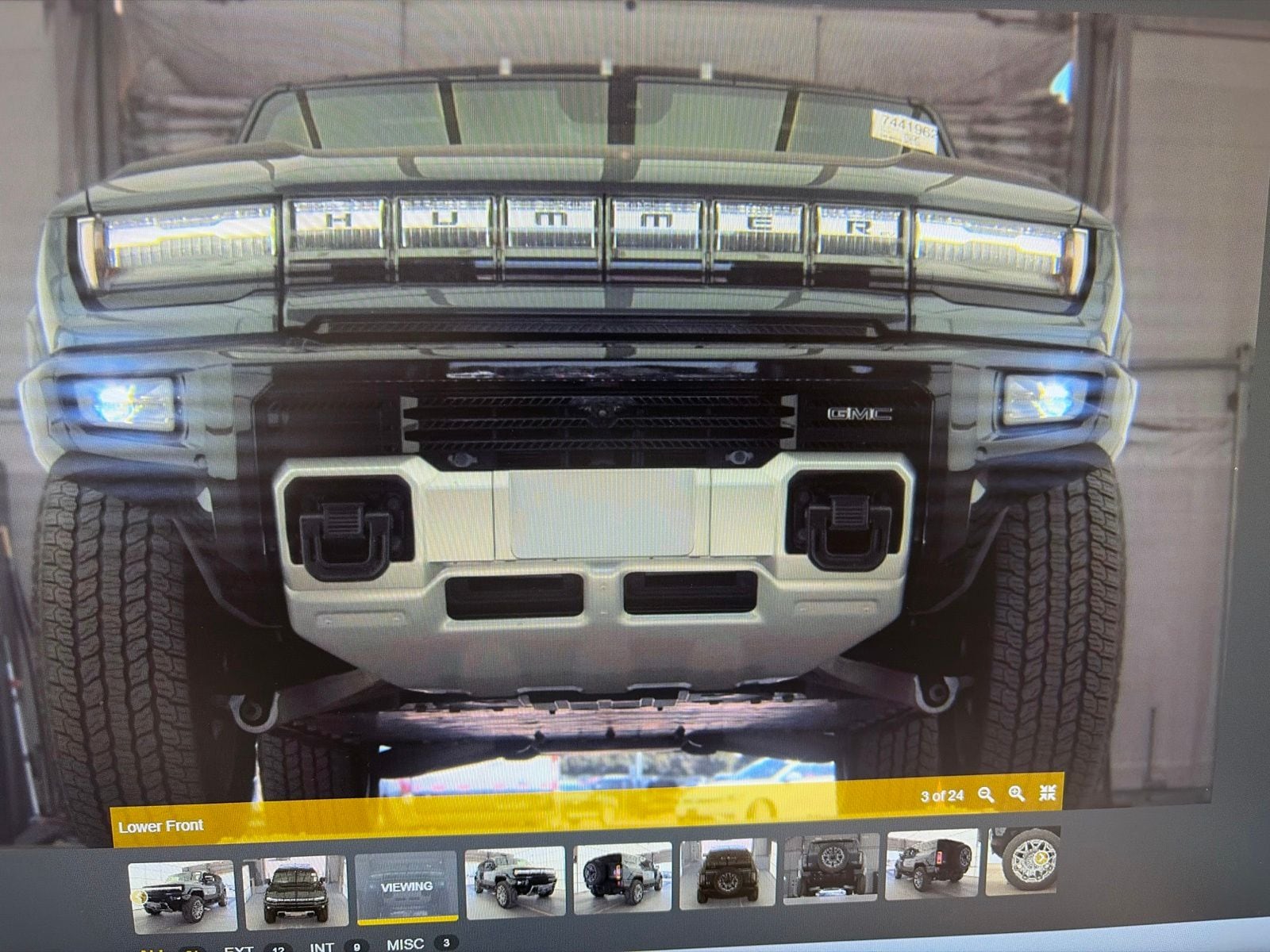 Used 2025 GMC HUMMER EV 3X with VIN 1GKT0RDC7SU118696 for sale in Las Vegas, NV