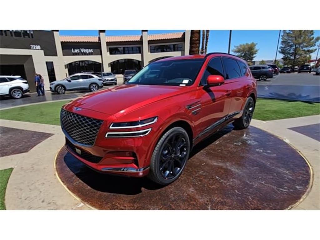 New 2024 Genesis GV80 SUV 3.5T Prestige Signature Mauna Red For Sale