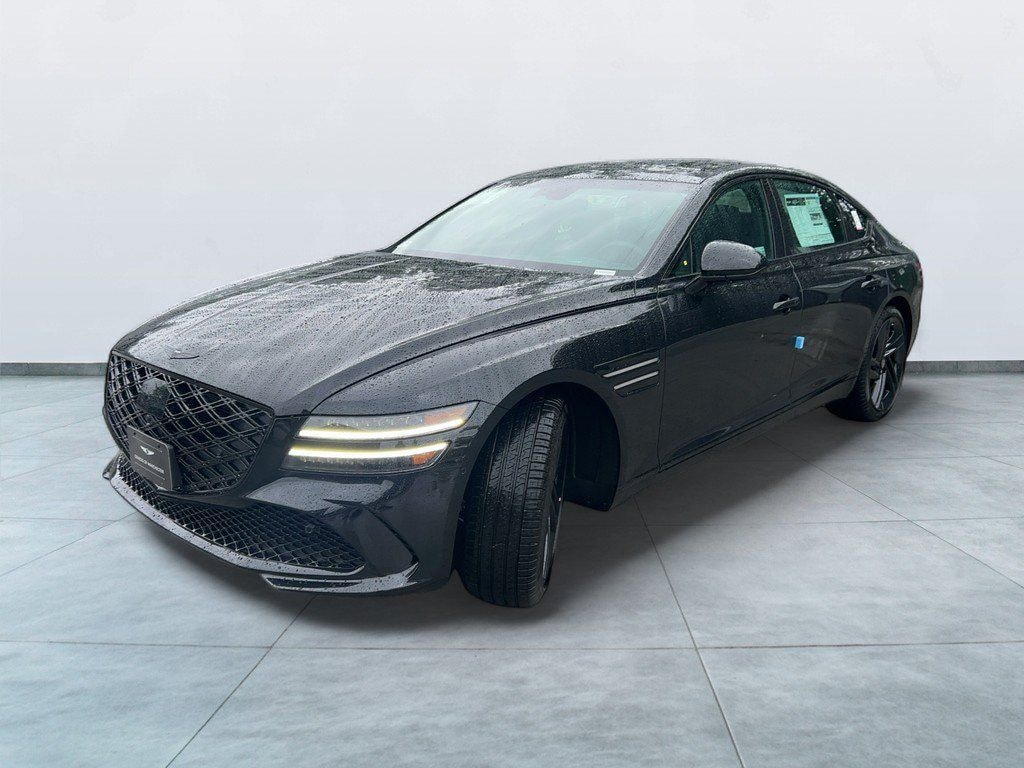 New 2027 Genesis G80 3.5T Prestige Black AWD Sedan