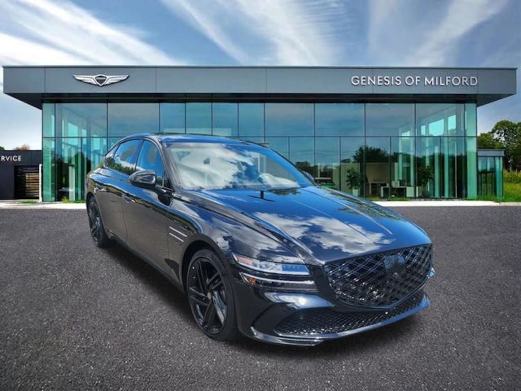 New 2027 Genesis G80 3.5T Prestige Black Sedan