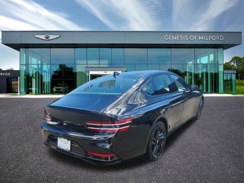 New 2027 Genesis G80 3.5T Prestige Black Sedan