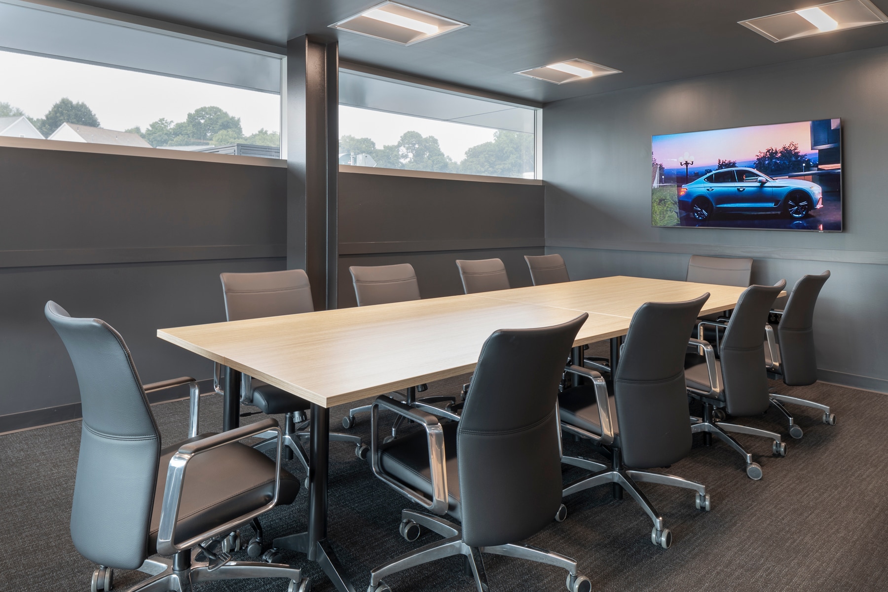 A meeting room at our Genesis dealer in Milford, CT A meeting room at our Genesis dealer in Milford, CT