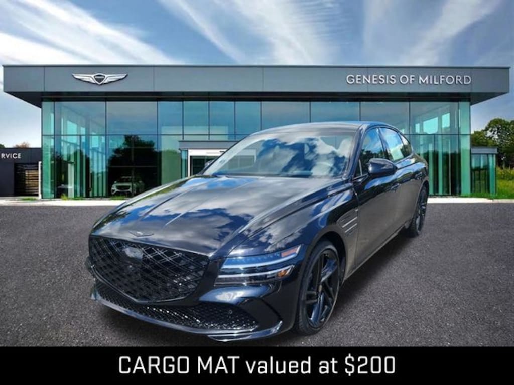 New 2027 Genesis G80 3.5T Prestige Black Sedan