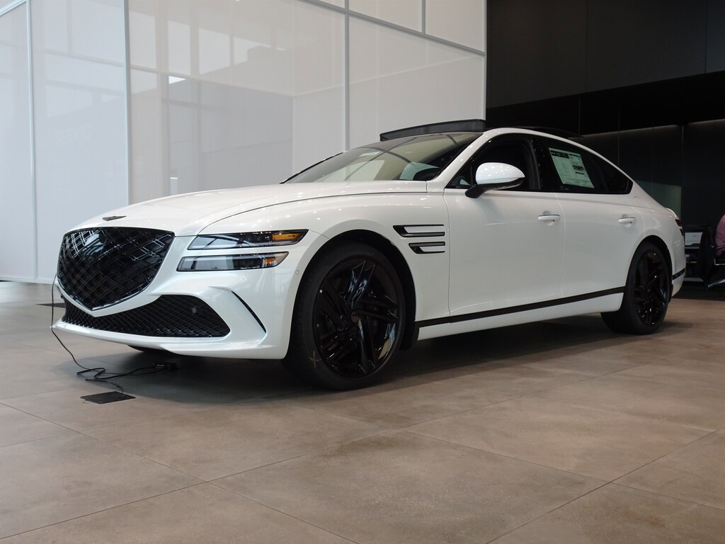 New 2026 Genesis G80 3.5T Prestige Black Sedan