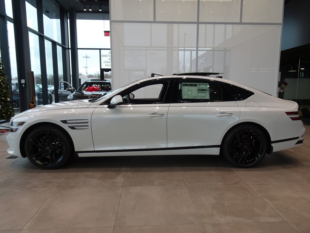 New 2026 Genesis G80 3.5T Prestige Black Sedan
