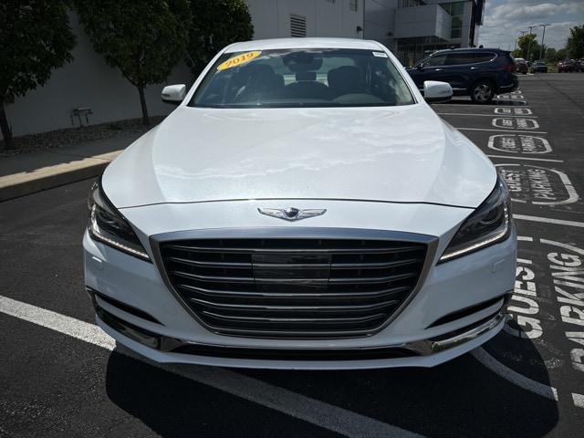 Used 2019 GENESIS G80 Base with VIN KMHGN4JE5KU289577 for sale in Noblesville, IN