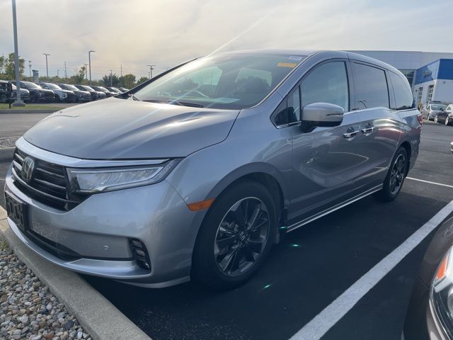 Used 2023 Honda Odyssey Elite with VIN 5FNRL6H97PB020570 for sale in Noblesville, IN