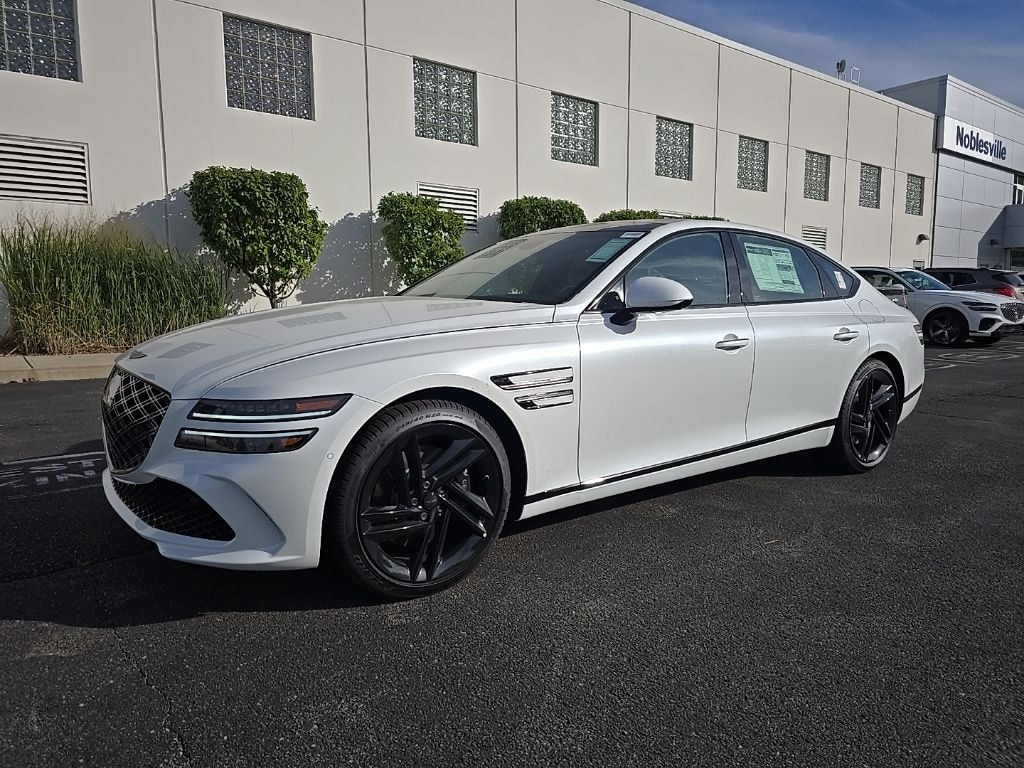 New 2026 Genesis G80 3.5T Prestige Black Sedan