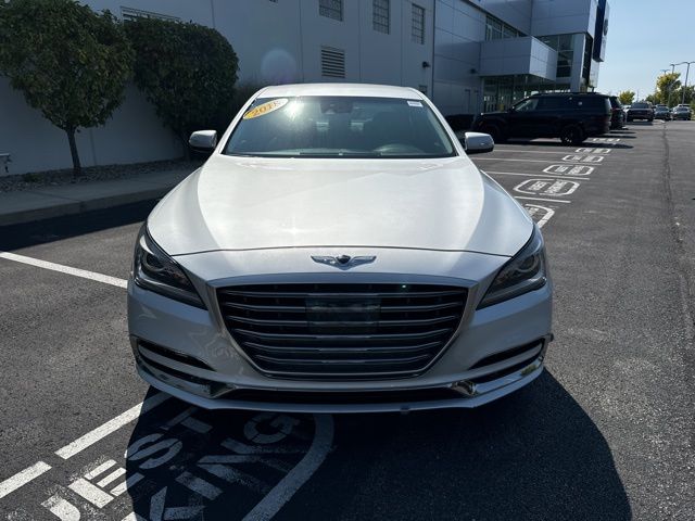 Used 2018 GENESIS G80 Base with VIN KMHGN4JE1JU243890 for sale in Noblesville, IN