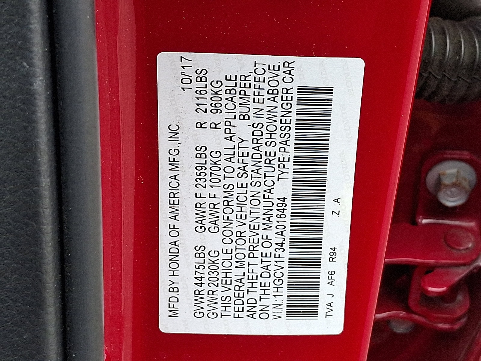 2018 Honda Accord Sport - Photo 27