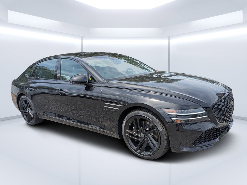 New 2026 Genesis G80 3.5T Prestige Black Sedan
