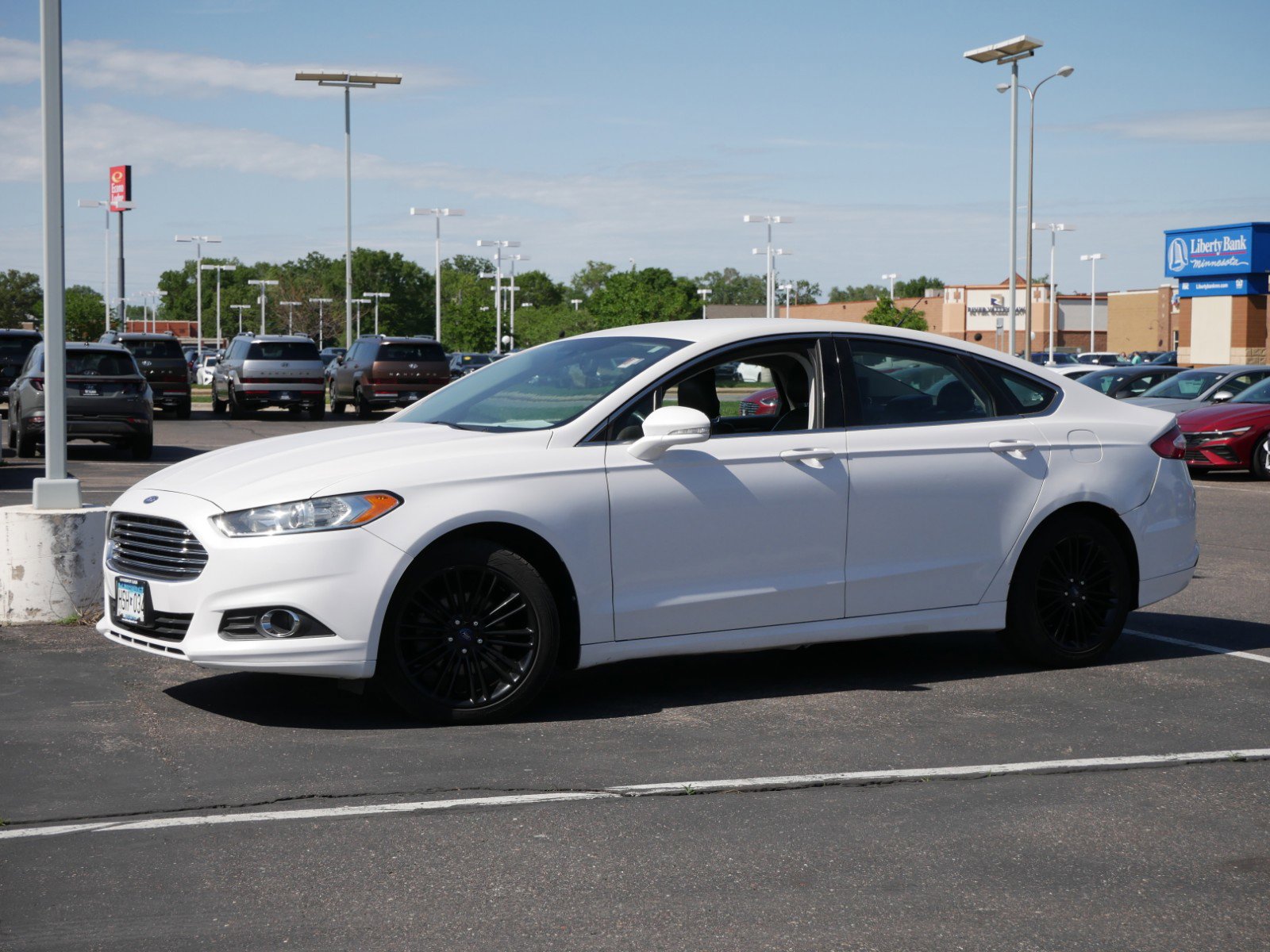 Used 2014 Ford Fusion SE with VIN 1FA6P0HD1E5395190 for sale in Waite Park, Minnesota