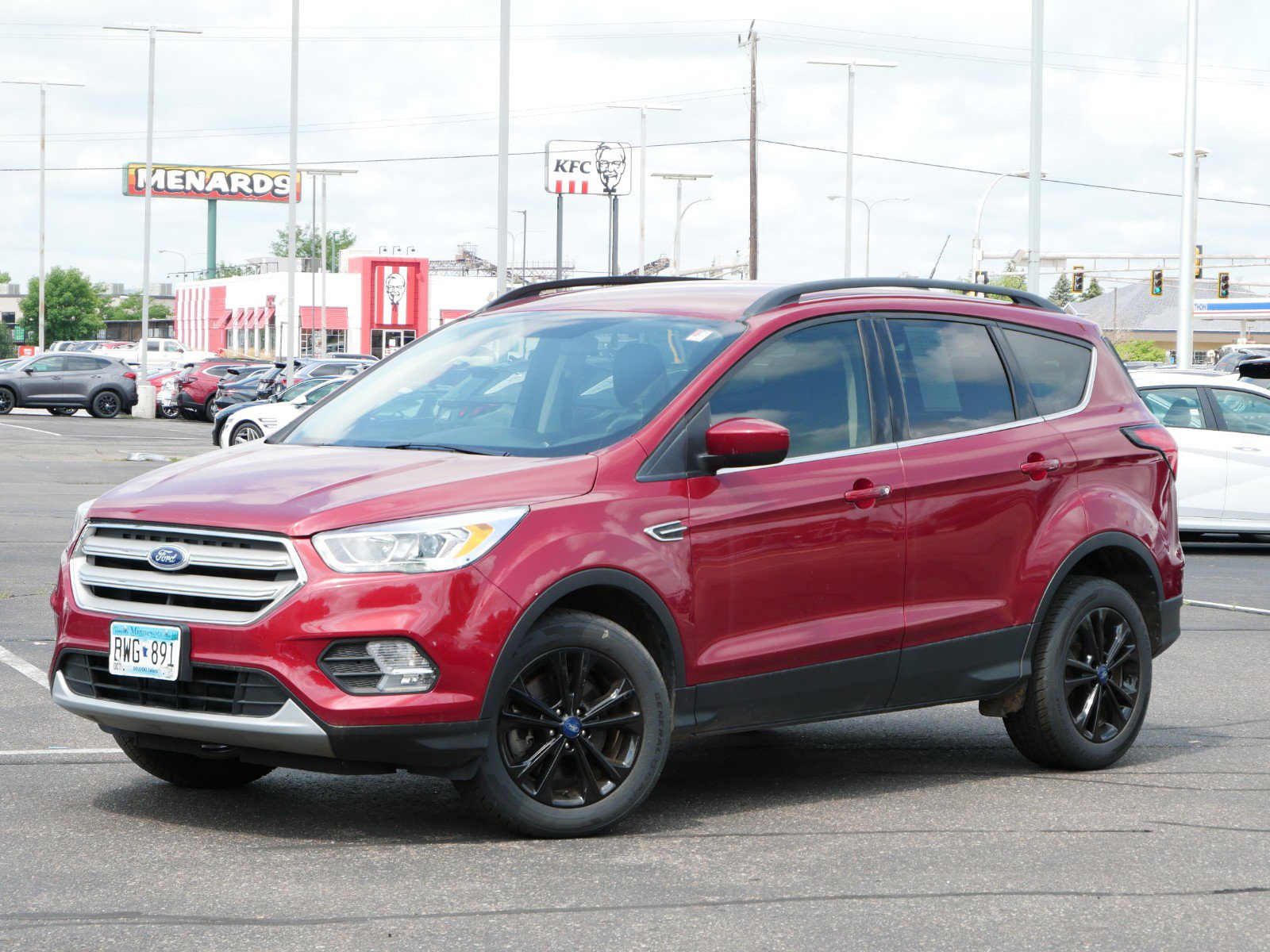 Used 2019 Ford Escape SEL with VIN 1FMCU9HD2KUA71799 for sale in Waite Park, Minnesota