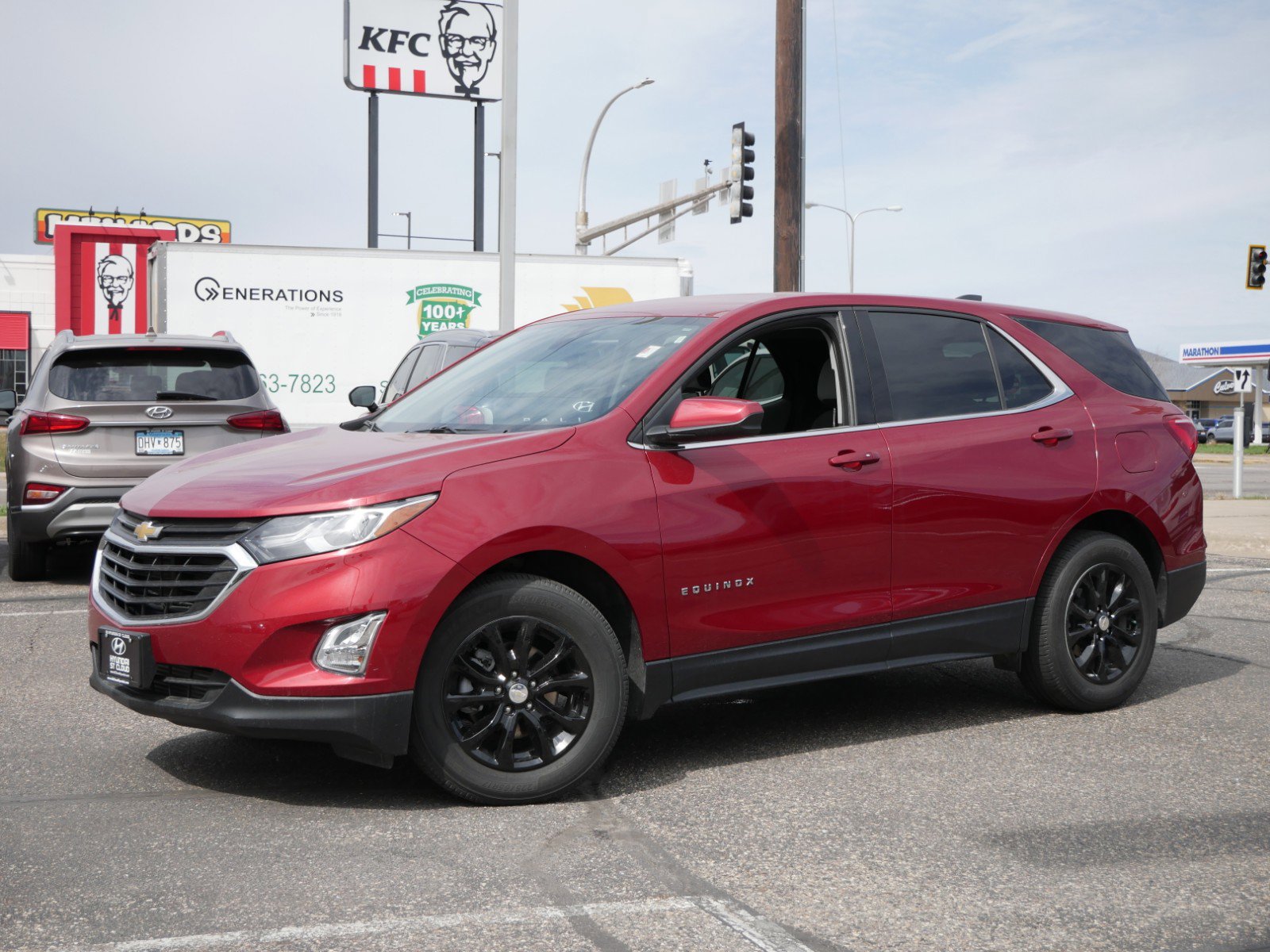 Used 2020 Chevrolet Equinox LT with VIN 3GNAXKEV6LS503293 for sale in Waite Park, Minnesota