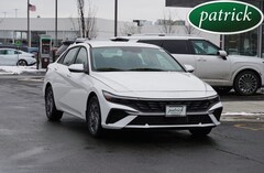 2026 Hyundai Elantra Hybrid Blue Sedan