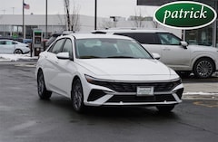 2026 Hyundai Elantra Hybrid Blue Sedan