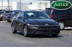 2025 Hyundai Elantra Hybrid Blue Sedan