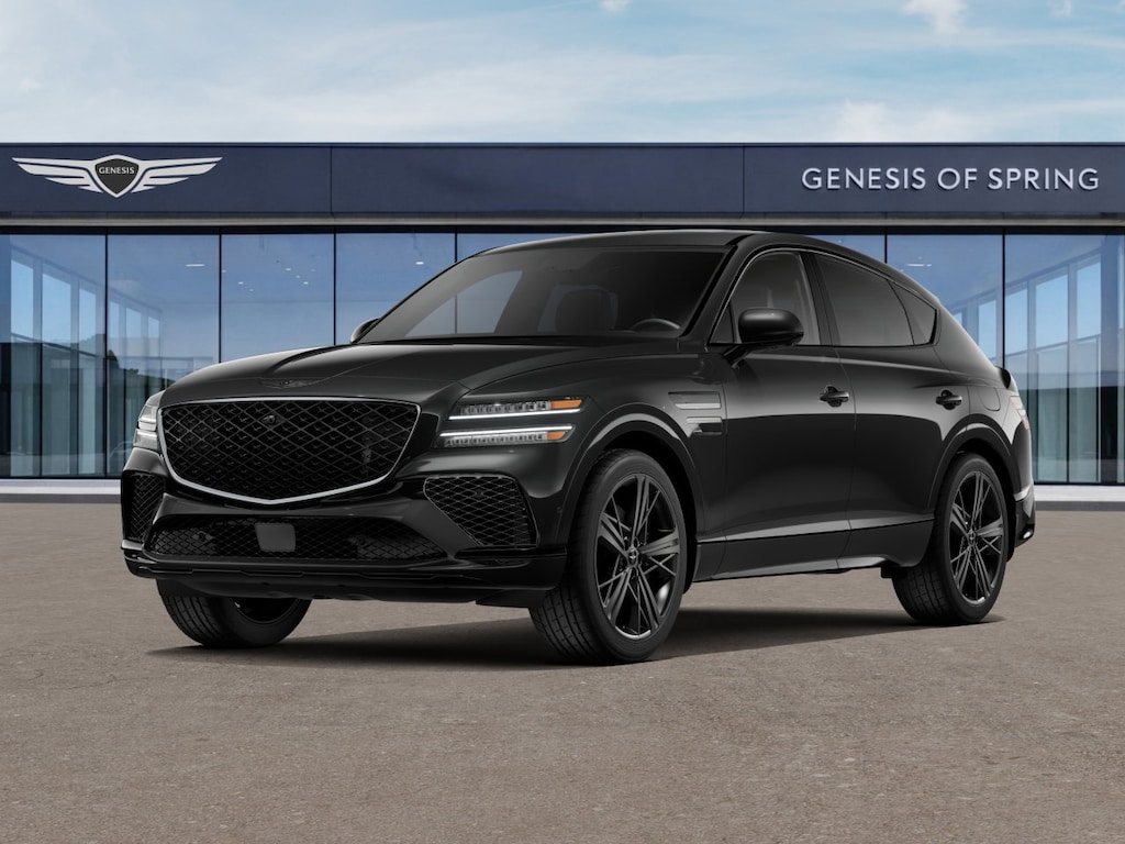 New 2026 Genesis GV80 Coupe 3.5T e-SC Prestige Black SUV