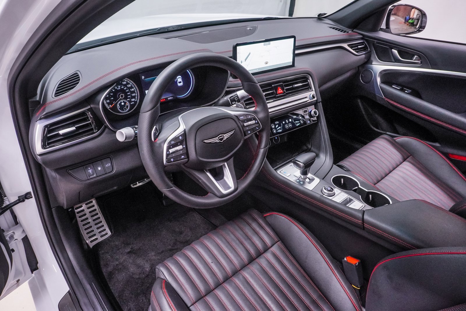 Certified 2025 GENESIS G70 Standard with VIN KMTG34SC3SU144806 for sale in Spring, TX