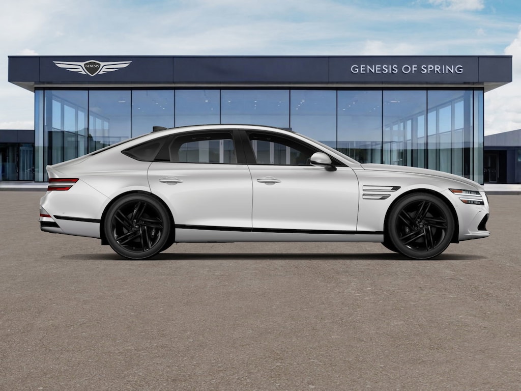 New 2026 Genesis G80 3.5T Prestige Black Sedan