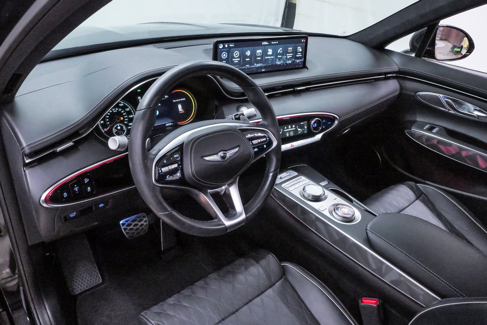 Certified 2022 GENESIS GV70 Sport with VIN KMUMCDTC0NU073307 for sale in Spring, TX