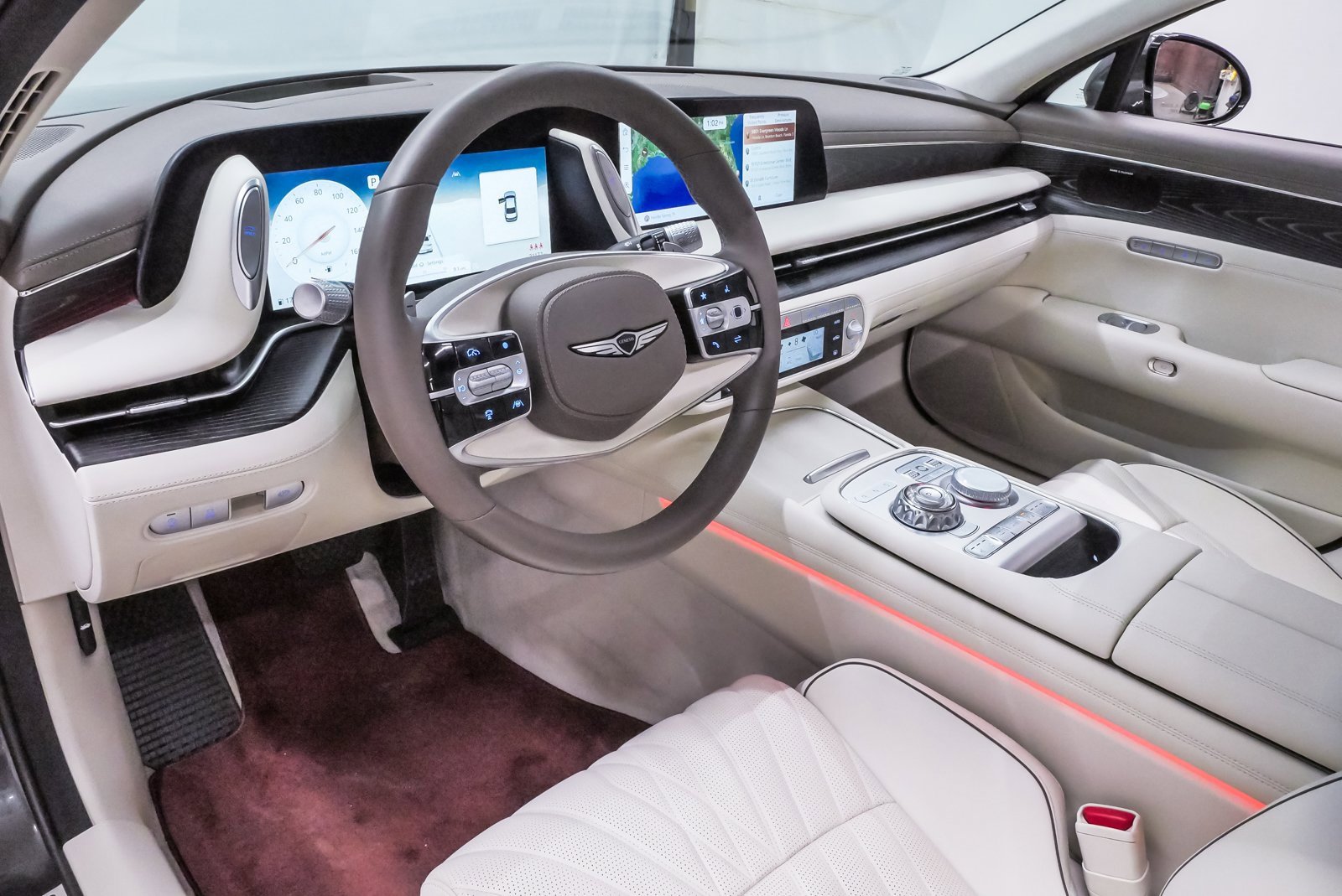 Certified 2023 GENESIS G90 Base with VIN KMTFB4SD8PU023042 for sale in Spring, TX