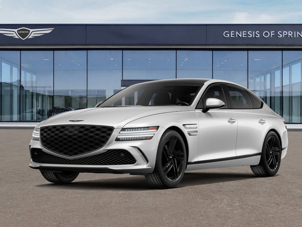 New 2026 Genesis G80 3.5T Prestige Black Sedan