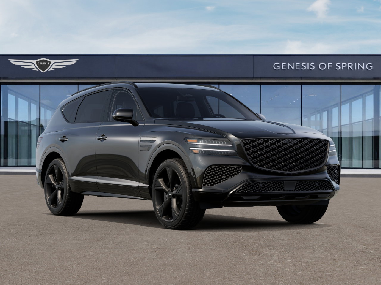 New 2027 Genesis GV80 3.5T Prestige Black SUV