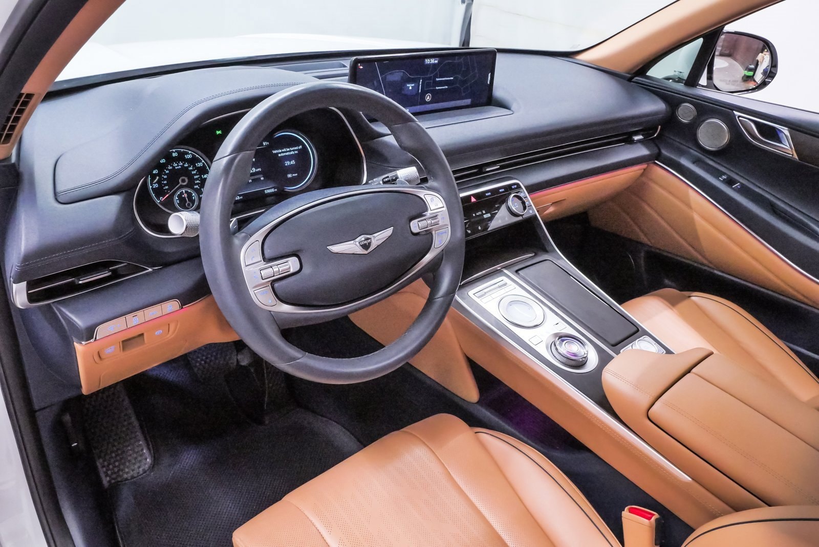 Certified 2021 GENESIS GV80 Advanced+ with VIN KMUHCESC6MU058222 for sale in Spring, TX