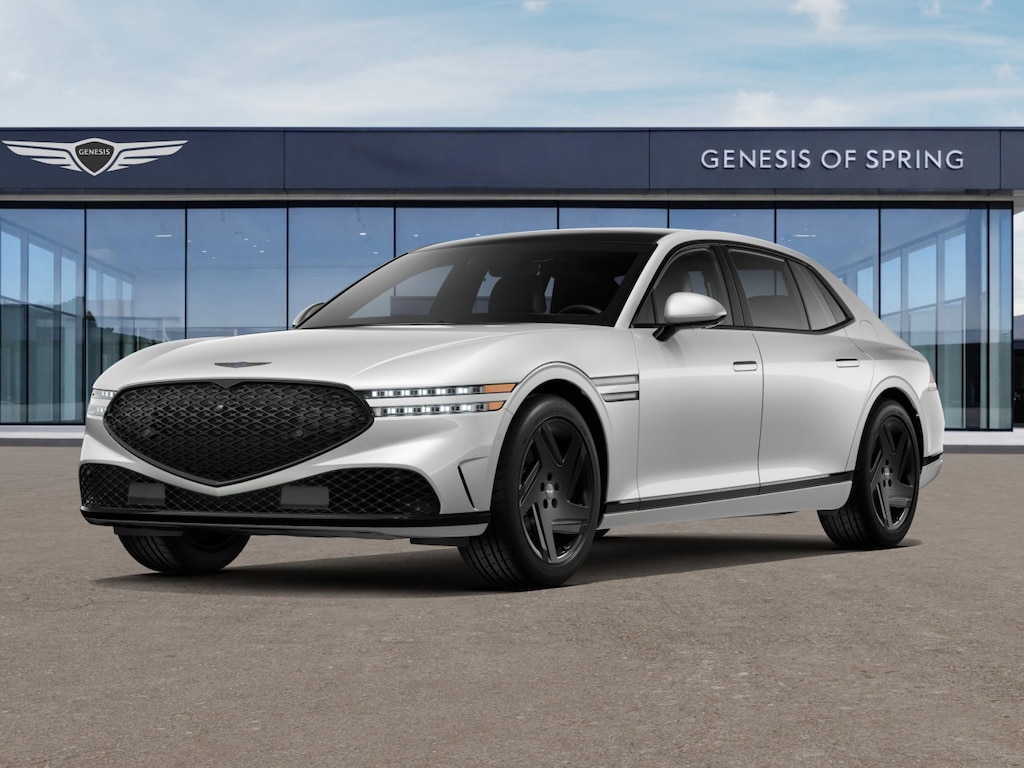 New 2026 Genesis G90 3.5T e-SC Prestige Black Sedan