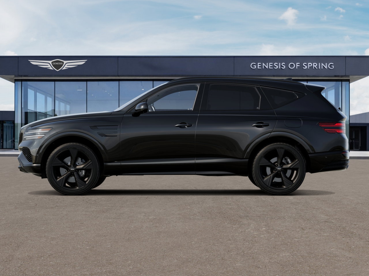 New 2027 Genesis GV80 3.5T Prestige Black SUV