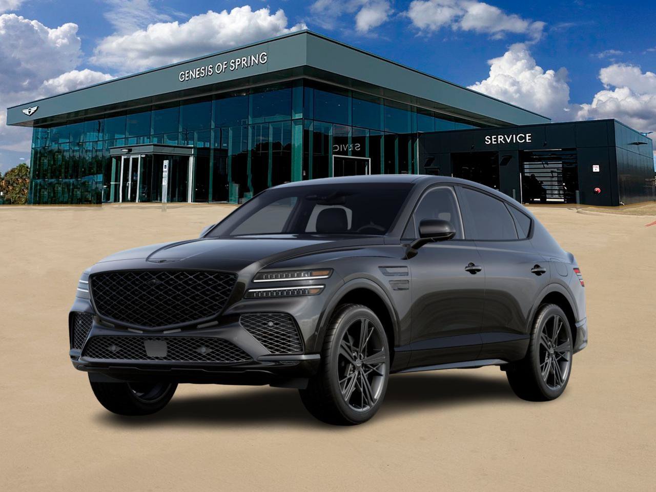 New 2027 Genesis GV80 Coupe 3.5T e-SC Prestige Black SUV