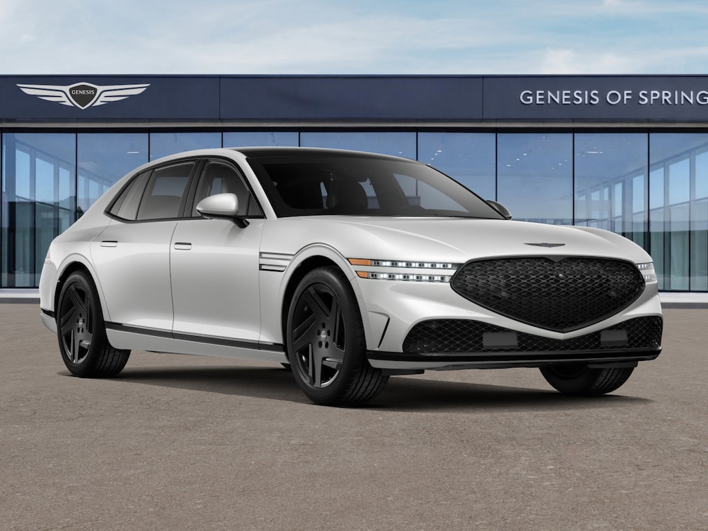 New 2026 Genesis G90 3.5T e-SC Prestige Black Sedan